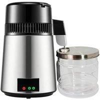 Water Distiller 4 L Distilled Water Maker 1.1 Gal Pure Water Distiller with Dual Temperature Display