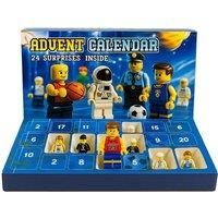 Building Block Advent Calendar With Sports & Astronaut Mini Figures!