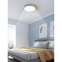 24W Macaron LED Ceiling Light, Ra=80 6500K White Light Ceiling Light, Minimalist Ceiling Light for Bedrooms and Living Rooms