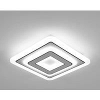 32W Square Acrylic Ceiling Light, Ra=80 6000K White Light Ceiling Light for Bedrooms, Dining Rooms, Study Rooms, Corridors