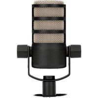 RØDE PodMic Broadcast-quality Dynamic Microphone with Integrated Swing Mount for Podcasting, Streaming, Gaming, and Voice Recording,Black,XLR