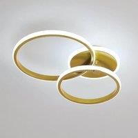 Modern LED Ceiling Light, 42W 3500LM Round Ceiling Lamp, LED Chandelier Ceiling Light Made of Aluminum and Acrylic for Bedroom