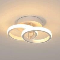 Modern Ceiling Lamp 22 W Indoor Ceiling Lights Double Ring Warm White Led Ceiling Light 3000K