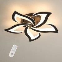 Modern Ceiling Light 40W 4700LM,Fashion Petal Shape Ceiling Lights Dimmable 3000-6500K,Acrylic LED