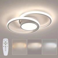 LED Ceiling Light Dimmable,Modern Ceiling Lamp with Remote Control 40W, Round LED Ceiling Light for Bedroom 3000K-6500K