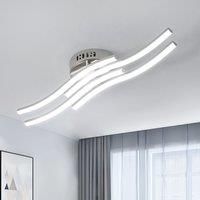 4-Light Corrugated Led Ceiling Light 6000K 24W