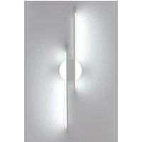 24W LED Wall Lamp, White Aluminum Wall Lamp, 6500K Modern Aluminum Wall Lamp for Bedroom, Living Room, Hallwa, Balcony, Corridor