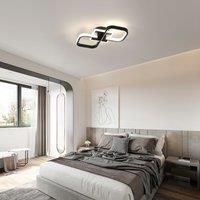 GOECO LED Acrylic Ceiling Light Black 40.5*19.5*7.5cm