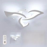 Dimmable LED Ceiling Light, 35W 4000LM Modern Ceiling Lamp with Telecommande/APP, 3000k-6500k £58cm,