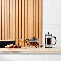 BODUM Kenya 8 Cup French Press Coffee Maker, Chrome, 1.0 l, 34 oz