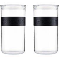 BODUM K11829-01SA Storage Jar, Black, 1 l