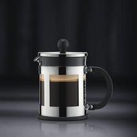 BODUM KENYA 4 Cup Coffee Maker, 0.5 L, Stainless Steel