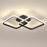 42W Square Cross LED Aluminum Ceiling Light, Ra=80, 4500K Neutral Light Ceiling Light Suitable for Bedrooms and Dining Rooms