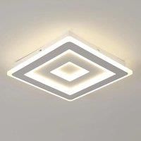 Modern Square LED Ceiling Light, 52W LED Ceiling Lamp, Acrylic Indoor Ceiling Light Fixture White