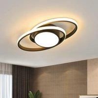 39W Ceiling Lamp,Double Round LED Ceiling Lamp,LED Ceiling Lamps Warm Light 3000K,Bedroom Ceiling