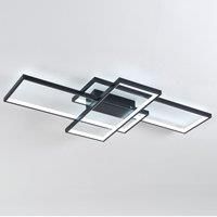 Black Modern Rectangular Led Ceiling Light