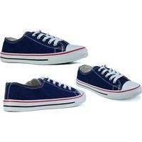 Girls Canvas Shoes - 5 Sizes & 3 Colours! - Red