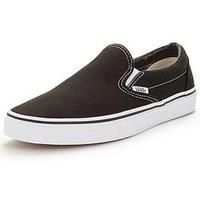 Vans Black & White Classic Slip Vi Trainers