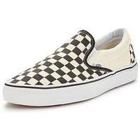 Shoes Universal women Vans Classic Slipon vn0eyebww White-Black