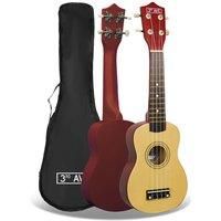 3rd Avenue Soprano Ukulele - Natural