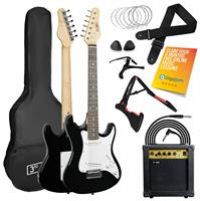 Rocket 3/4 Size Beginner Electric Guitar Premium Pack with Amp