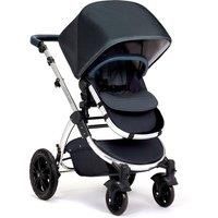 Ickle Bubba Stomp V4 2 in 1 Pushchair  Blueberry on Chrome with Blueberry Handles