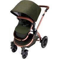 Ickle Bubba Stomp V4 2 in 1 Pushchair - Woodland on Bronze with Tan Handles