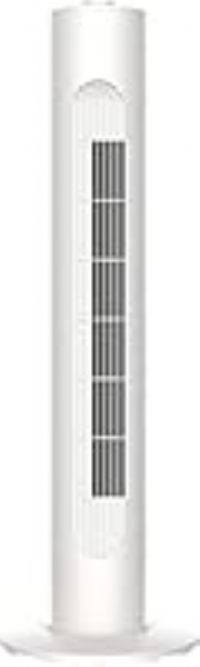 MYLEK Tower Fan Powerful Cooling - Oscillating With Timer - 45W - 3 Speed Settings - Quiet Operation - Lightweight Design (White) Home & Office