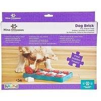 Nina Ottosson by Outward Hound Dog Brick Interactive Treat Puzzle Dog Toy, Intermediate