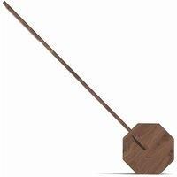 Gingko Octagon One Desk Lamp - Walnut