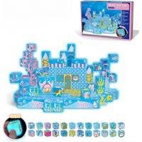Undersea World Glow-in-the-Dark Magnetic Building Blocks Set - 70 or 140-Piece Pack