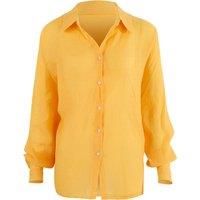 Black Women's Long-Sleeve Casual Shirt - 7 Colours, Relaxed Fit, Easy Care