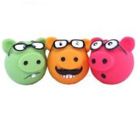 Happy Pet Piggles, Unique Looking Dog Toy for your Pet, Squeaky Quirky Vinyl Toy
