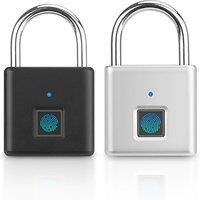 Fingerprint Padlock - Black Or Silver!