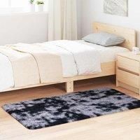 Shaggy Rug High Pile NAVARRA Dark Grey 80x150 cm Polyester