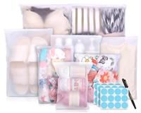 Bnditeu Reusable No Holes Ziplock Bags, Round Sticker 30pcs 3pcs 1pcs
