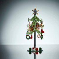 Sienna Glass 20cm Christmas Tree Ornament in Green