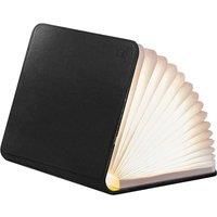 Gingko Smart Book Desk Light , Fibre Leather, Rechargeable with Micro USB Charger, Black Leather, one Size