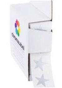 ChromaLabel inch) Colour-Code Star Stickers, 19mm (3/4 1000 Box, Gold