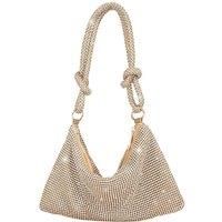 Women'S Sparkly Rhinestone Crossbody Bag - 3 Colours - Black