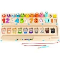 3 In 1 Wooden Magnetic Colour Sorting Board