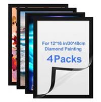 Pack Diamond Painting Frames, Frames for Diamond 4 12x16in/30x40cm