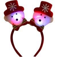 Luminous Christmas Themed Headband In 4 Options And 2 Styles - Black