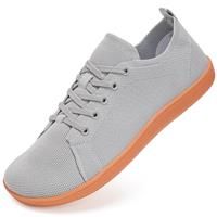 IceUnicorn Barefoot Shoes Wide Mens Womens Walking Shoes(White, 5UK)