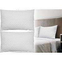 100% Cotton Jacquard Pillow Protectors - Pack Of 2, 4 Or 6