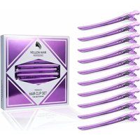 Vellen Super Sectioning Clips Hairdresser Hair Salon Grip Clamps 10 Pack