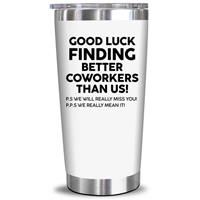 NEWELEVEN Leaving Gifts for Colleagues Women Men - Good 20 (White)