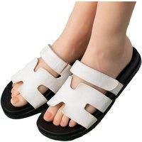 Women'S Herms Inspired Faux Suede Sandals - 5 Sizes & 6 Colours