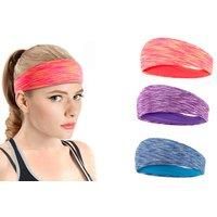 KinHwa Spa Facial Headband Adjustable Towel Headband Make Up Wrap Head Band for Face Washing, Shower, Yoga Sports 3 Pack White