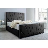 Luxury Sunrise Bed Frame With Ottoman Storage Option - 5 Sizes & 3 Colours